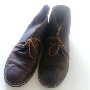 Brown Leather Clarks Desert Boot 11